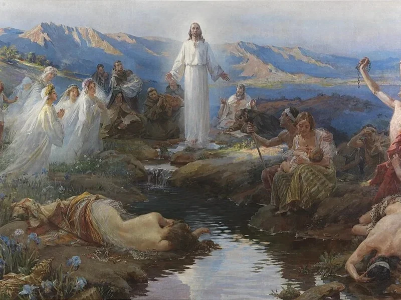 1866-José Garnelo - Gesù, fonte d'amore